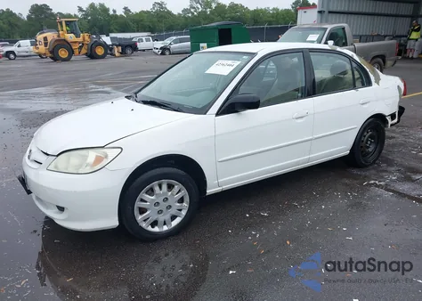 2004 Honda Civic Lx из США, поврежденный, VIN 1HGES16574L011222